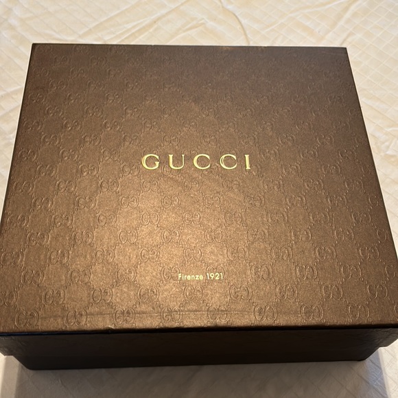 Gucci Becky purple suede sandals with fringe - Picture 6 of 6